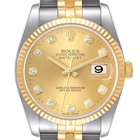 rolex datejust 36 full gold